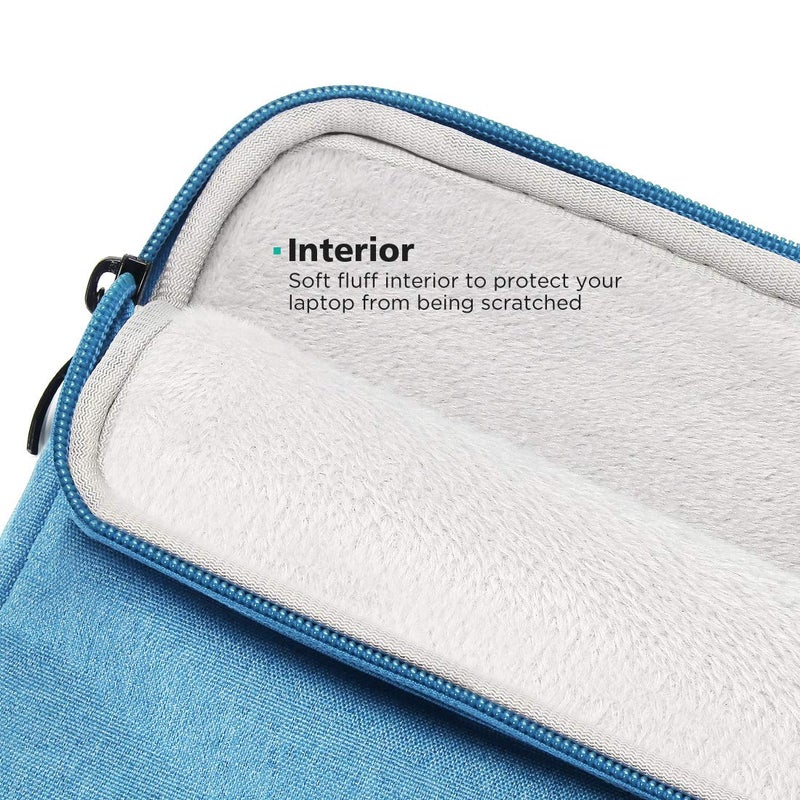 NIDOO 15" 16" Laptop Sleeve Case Notebook Protective for 15" MacBook Pro / 16" MacBook Pro M2 M1 / 15" Surface Laptop 3/16" ThinkPad Z16 / Yoga 7i / 15.6 Dell XPS 15 / HP EliteBook 655 G9, Blue - Image 3